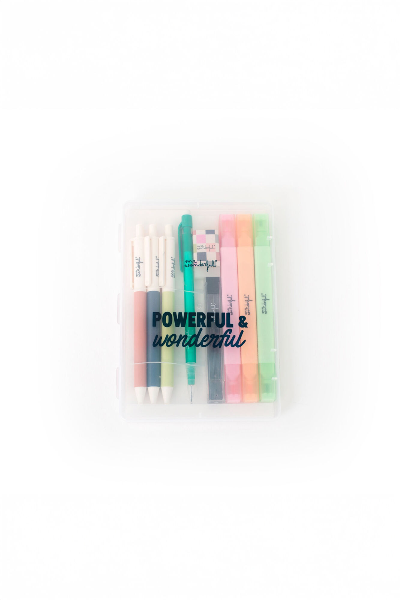 Mr. Wonderful Conjunto de escrita - POWERFUL & WONDERFUL