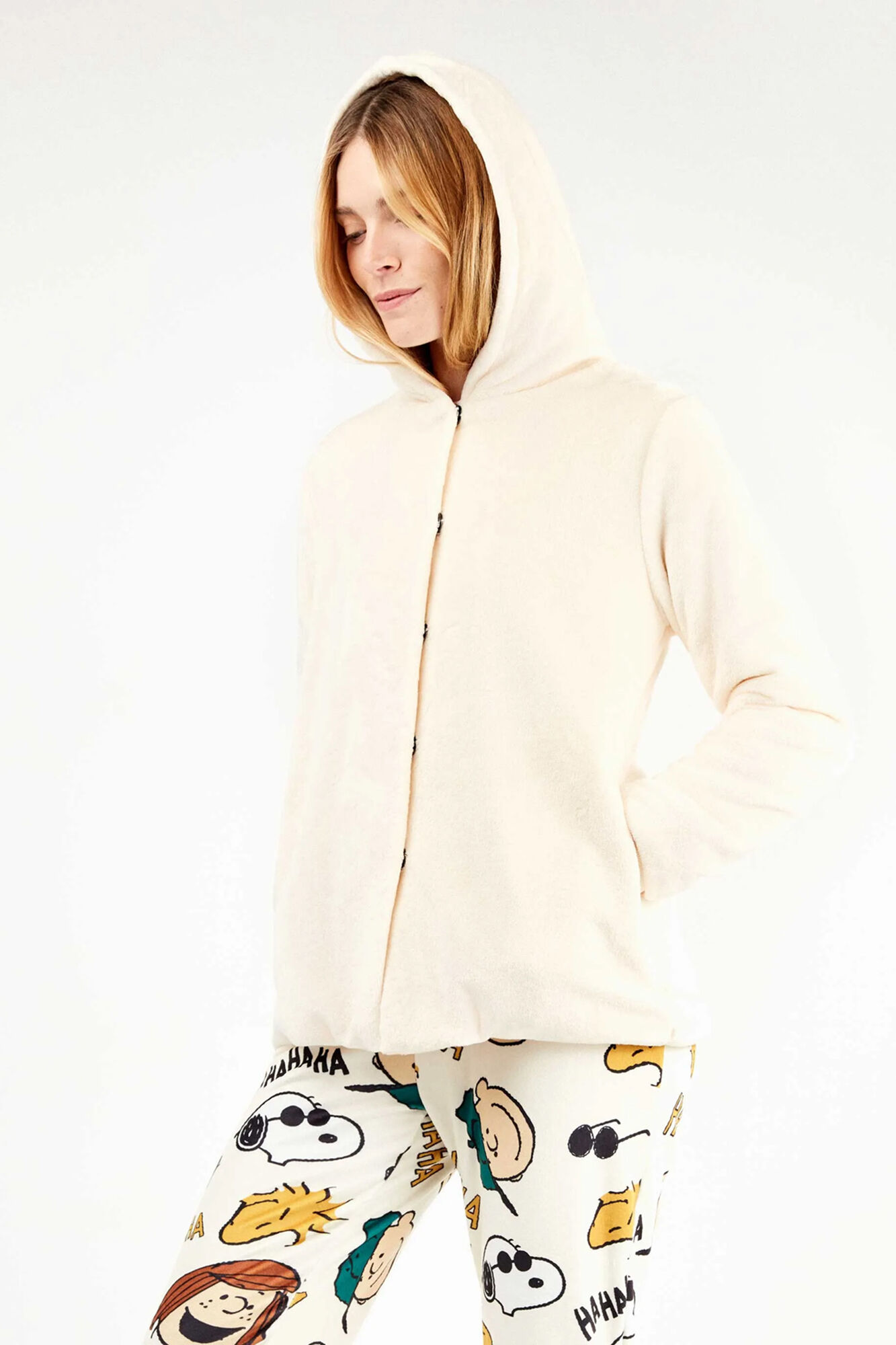 Gisela Robe de banho extra macio e macio