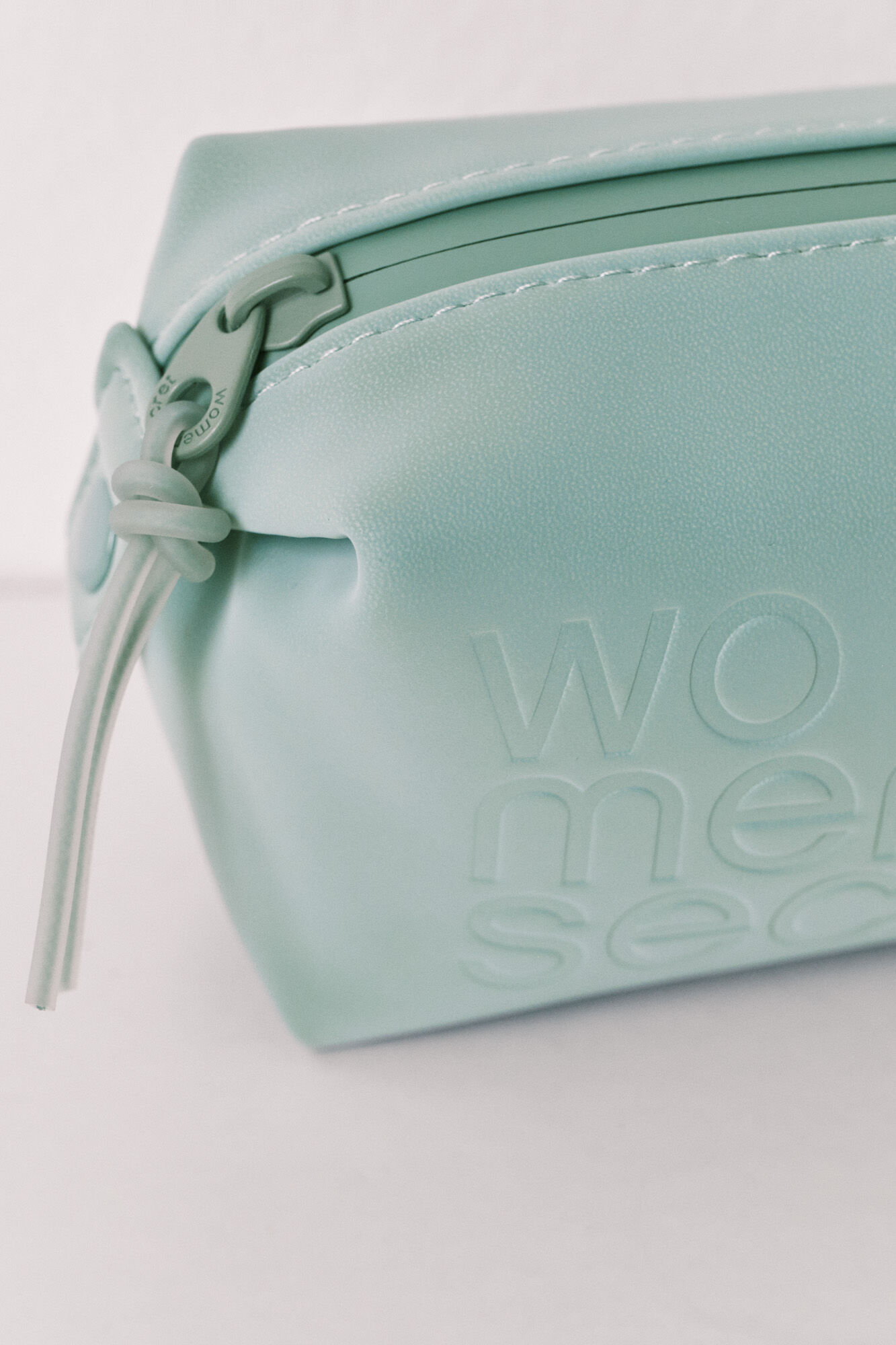 Women'secret Necessaire pequena com fecho-&eacute;clair verde