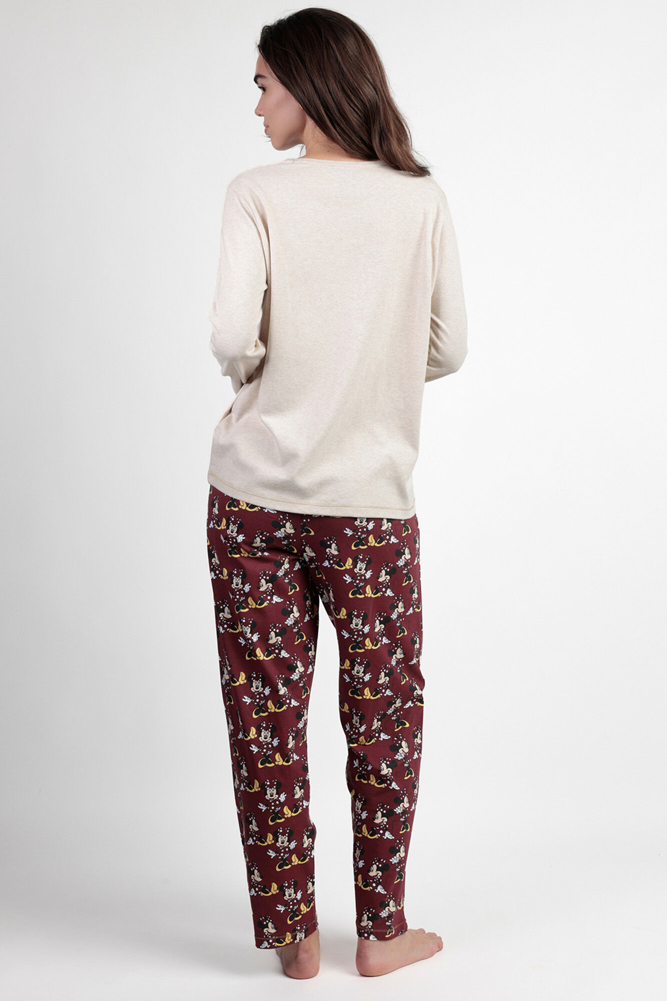 Admas Pijama comprido Minnie Mouse para mulher