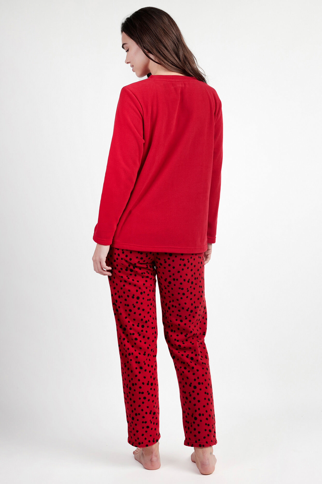 Admas Pijama comprido micropolar 101 D&aacute;lmatas para mulher