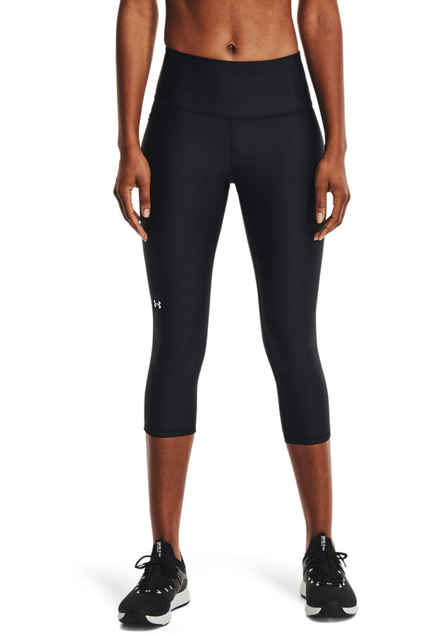 Under Armour Calças capri para mulheres  preto