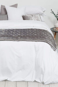 Textura Len&ccedil;ol algod&atilde;o percal. Cama 150-160 cm.