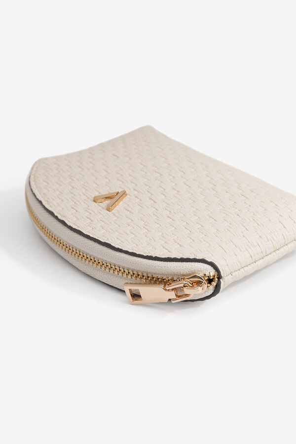 Vilanova Monedero Peque&ntilde;o Efecto Piel beige