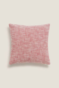 Womensecret Linen-effect cotton cushion cover red