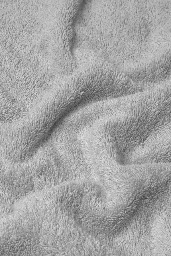 Textura Toalha toucador friso algodão egípcio 30 x 50 cm. cinzento