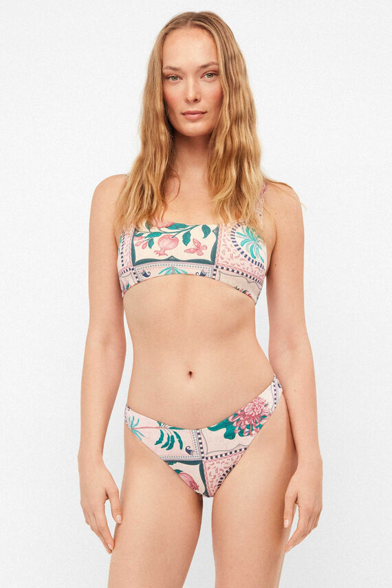 Braga bikini brasileña corte en V
