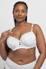 Dorina Sujetador Balconette aros encaje beige