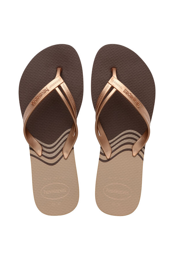 Havaianas Chinelos Hav. Elegância Marrom Escuro castanho