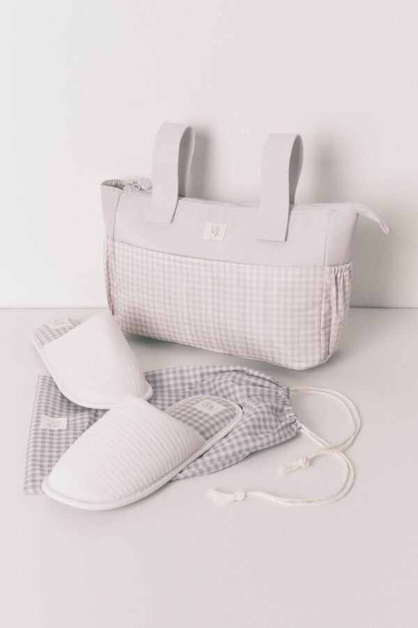Women'secret Chinelos de quarto cinza fechado "maternity" cinzento