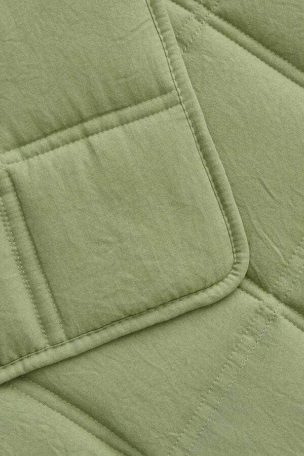 Textura Colcha de microfibra bege