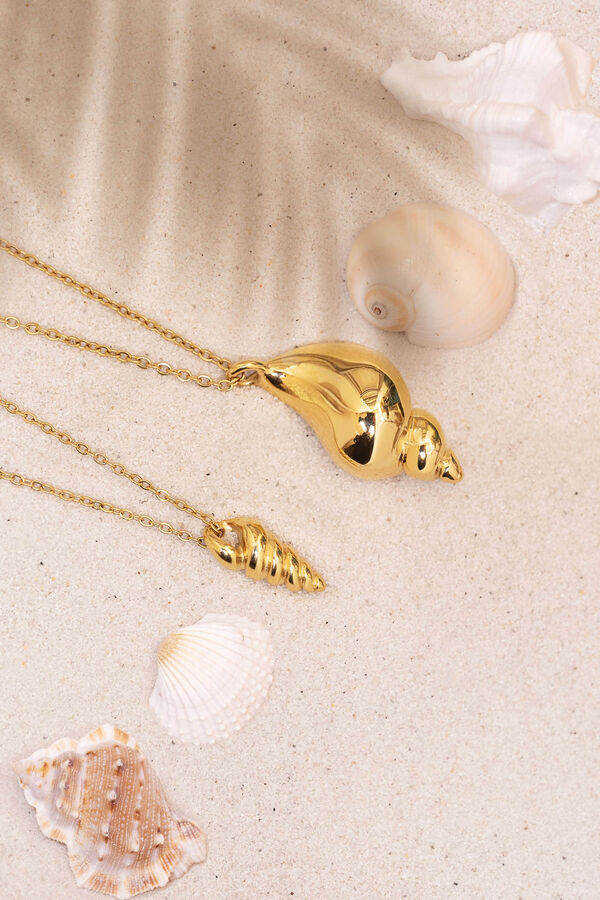 Womensecret Gold Bathroom Acero Dalias necklace  printed
