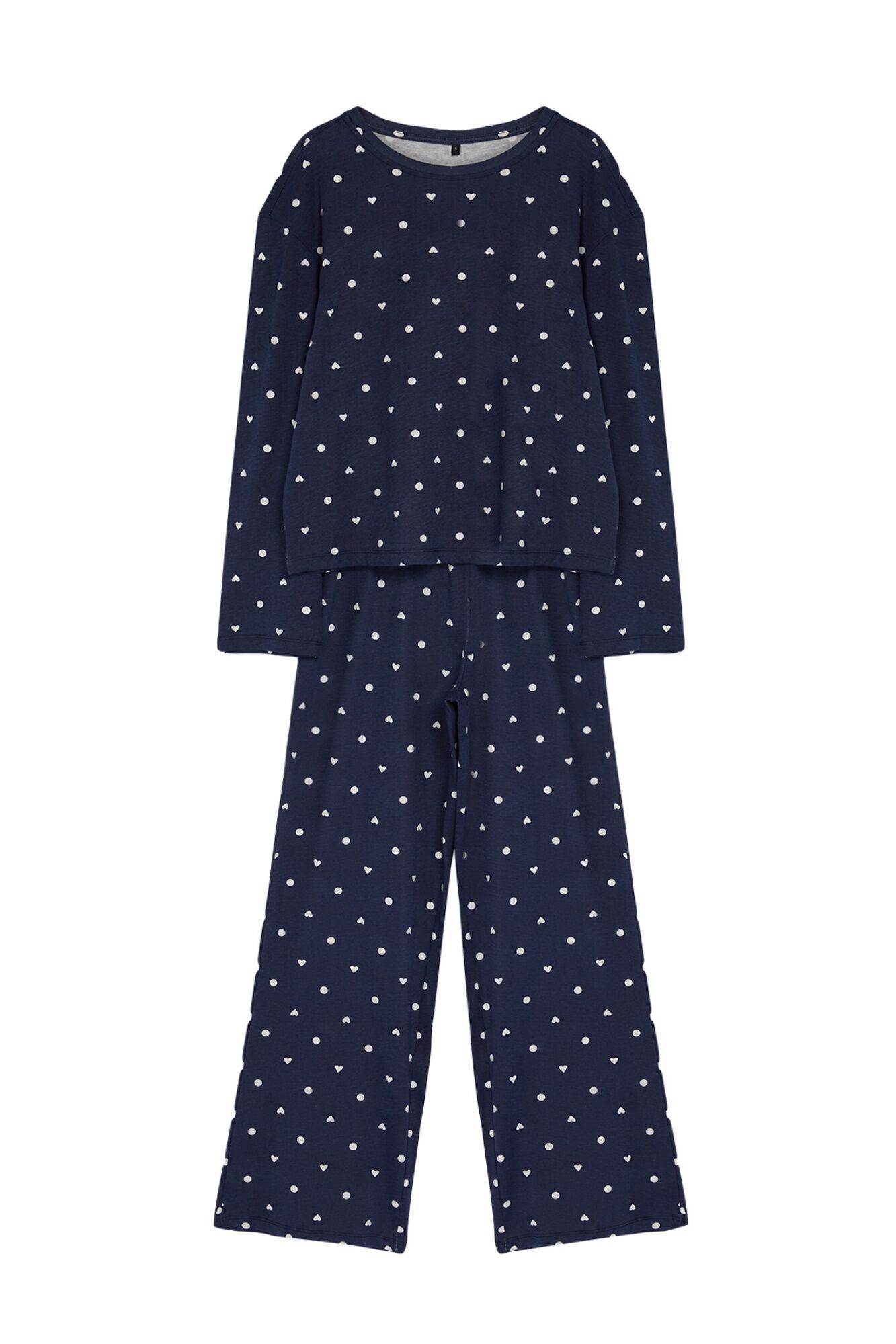 Trendyol Pijama com estampado de cora&ccedil;&otilde;es