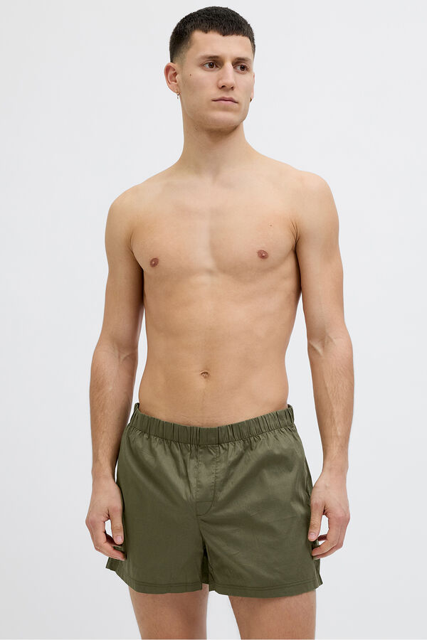 Jack & Jones Pacote Boxer Popelina Combinado 3 cru