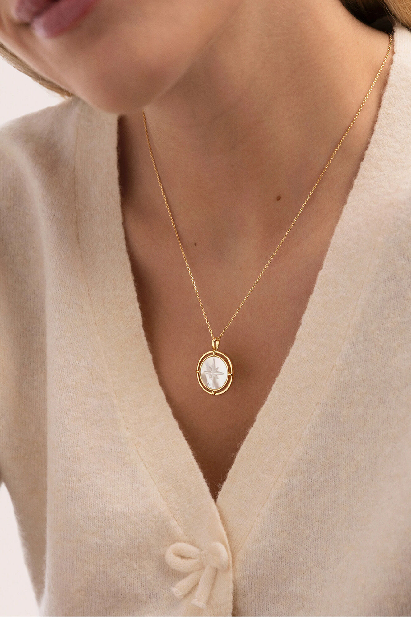 Singularu Collar Estrella Polar N&aacute;car Ba&ntilde;o Oro