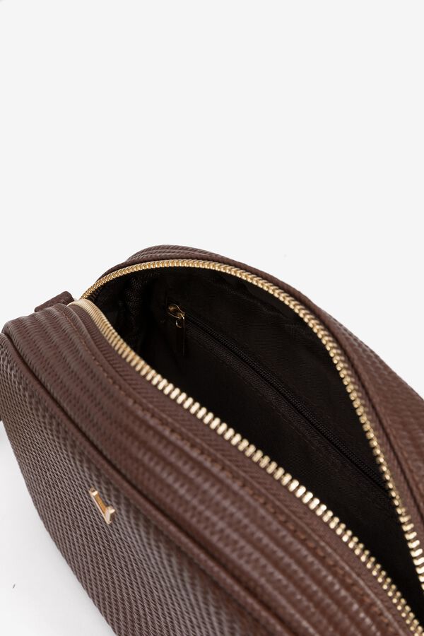 Vilanova Mala a tiracolo texturizada cru