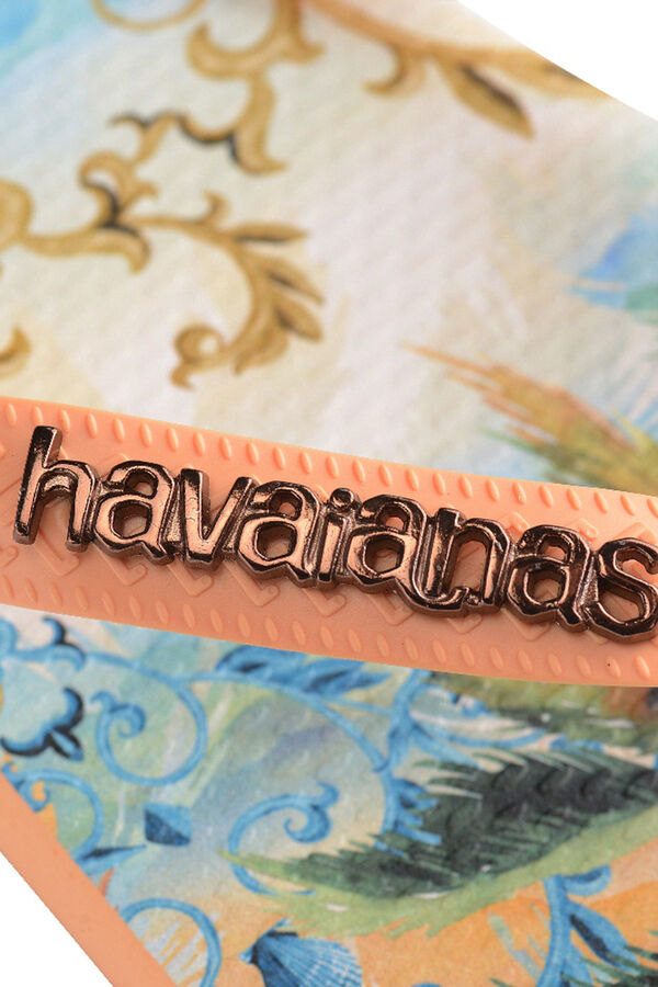 Havaianas Chinelos Hav. Top Tropicalia Vibes Laranja vermelho