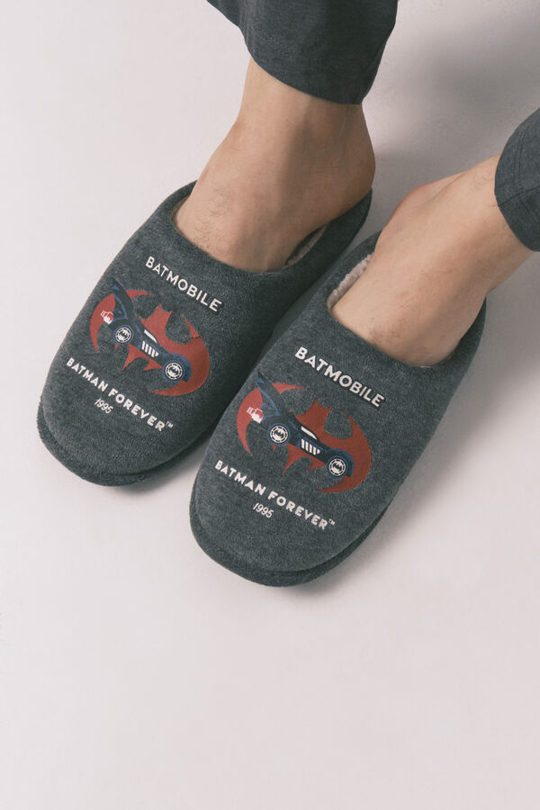 Women'secret Chinelos chinelos de quarto do Batman cinzento