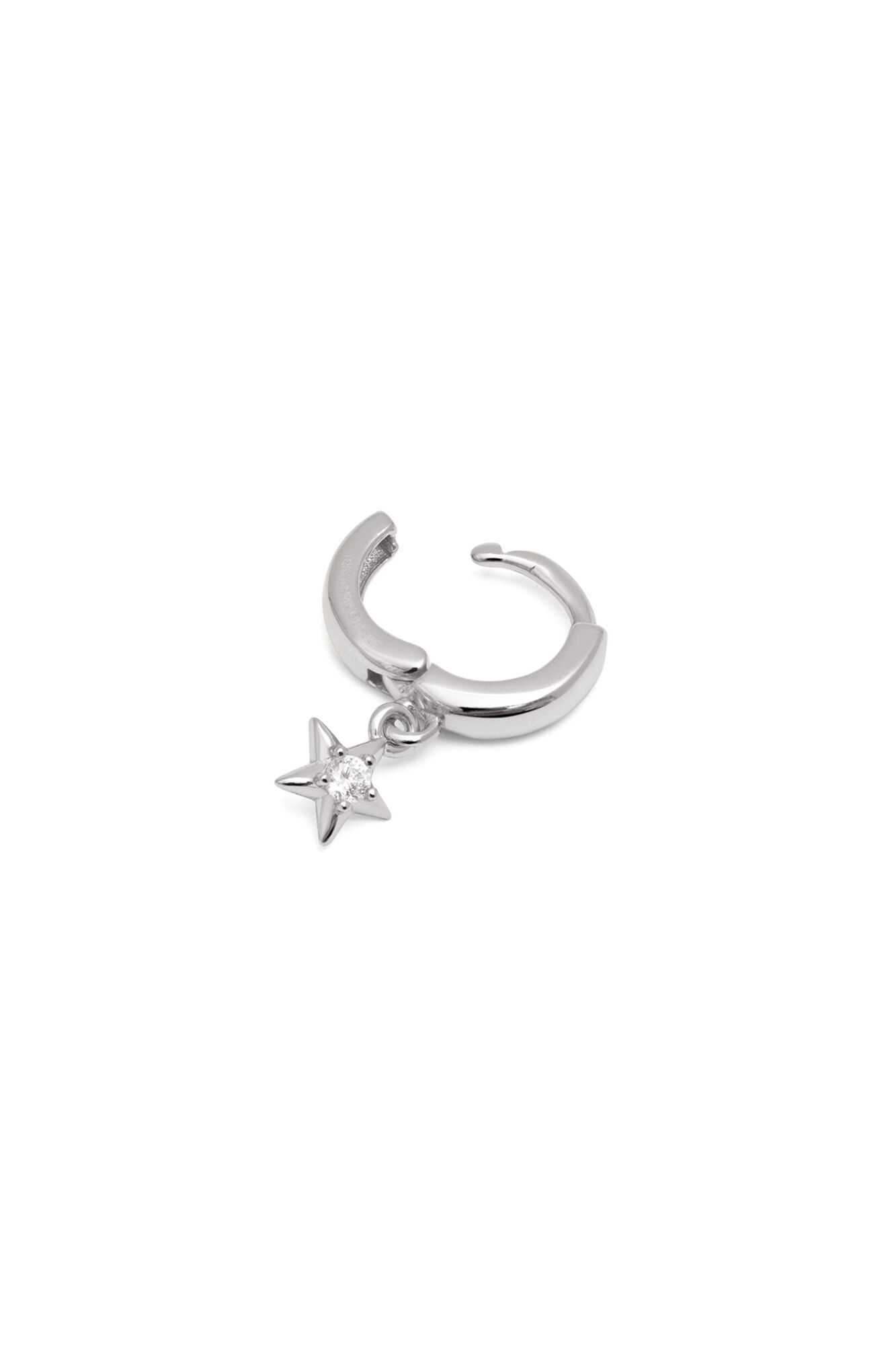 Singularu Brinco Solto Argola Dance Star Prata