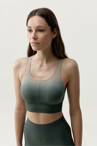 Born Living Yoga Top desportivo Dione verde e bege