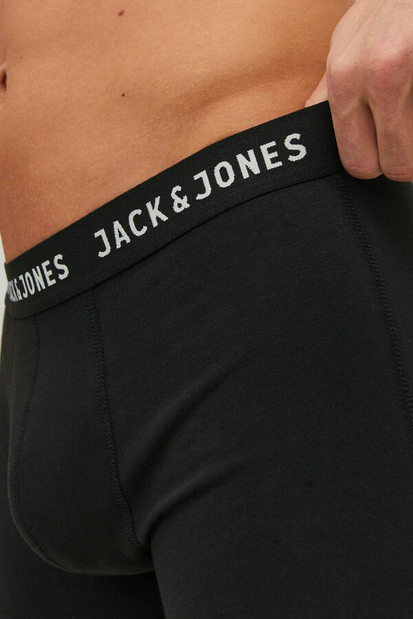 Jack & Jones Pack de 2 boxers lisos preto