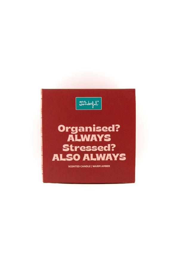 Mr. Wonderful Vela perfumada - Virgem estampado