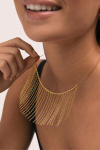 Singularu Collar Regina Acero Baño Oro