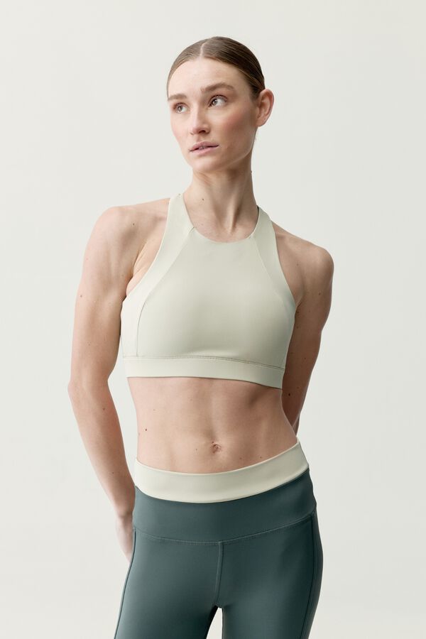 Born Living Yoga Top Fiorella caqui