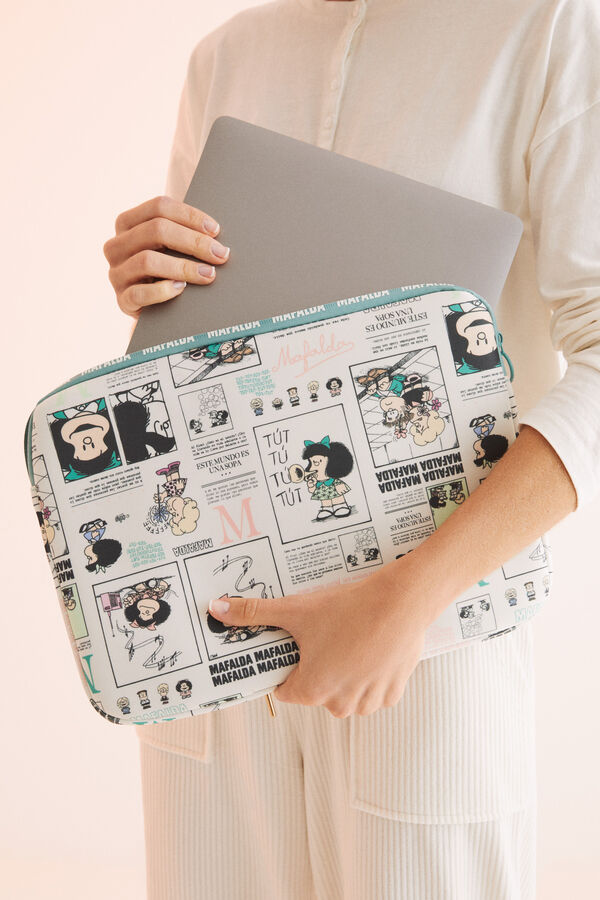 Women'secret Mafalda neoprene laptop sleeve printed