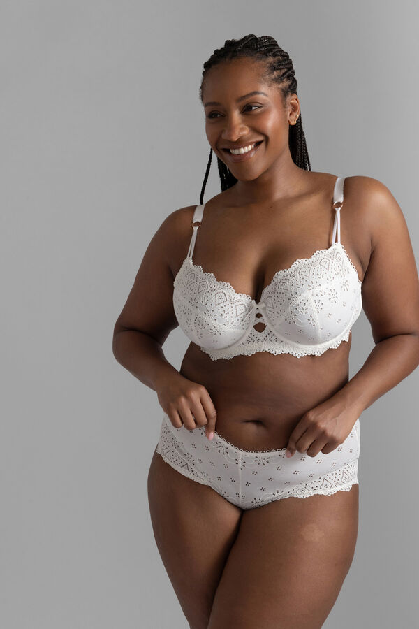 Dorina Sujetador Balconette aros encaje beige