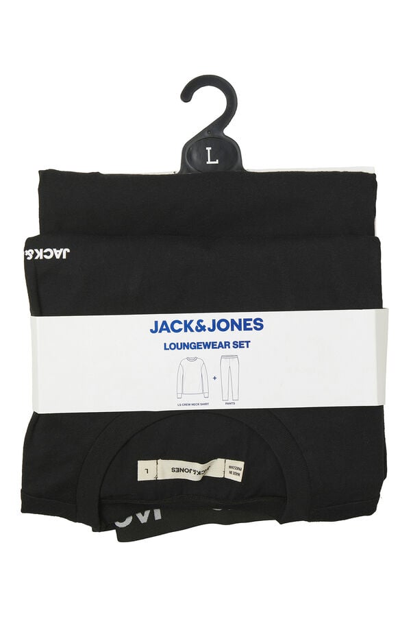 Jack & Jones Pacote de T-shirt e calça preto