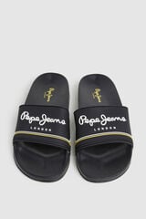 Pepe Jeans Sandalias de playa logo negro