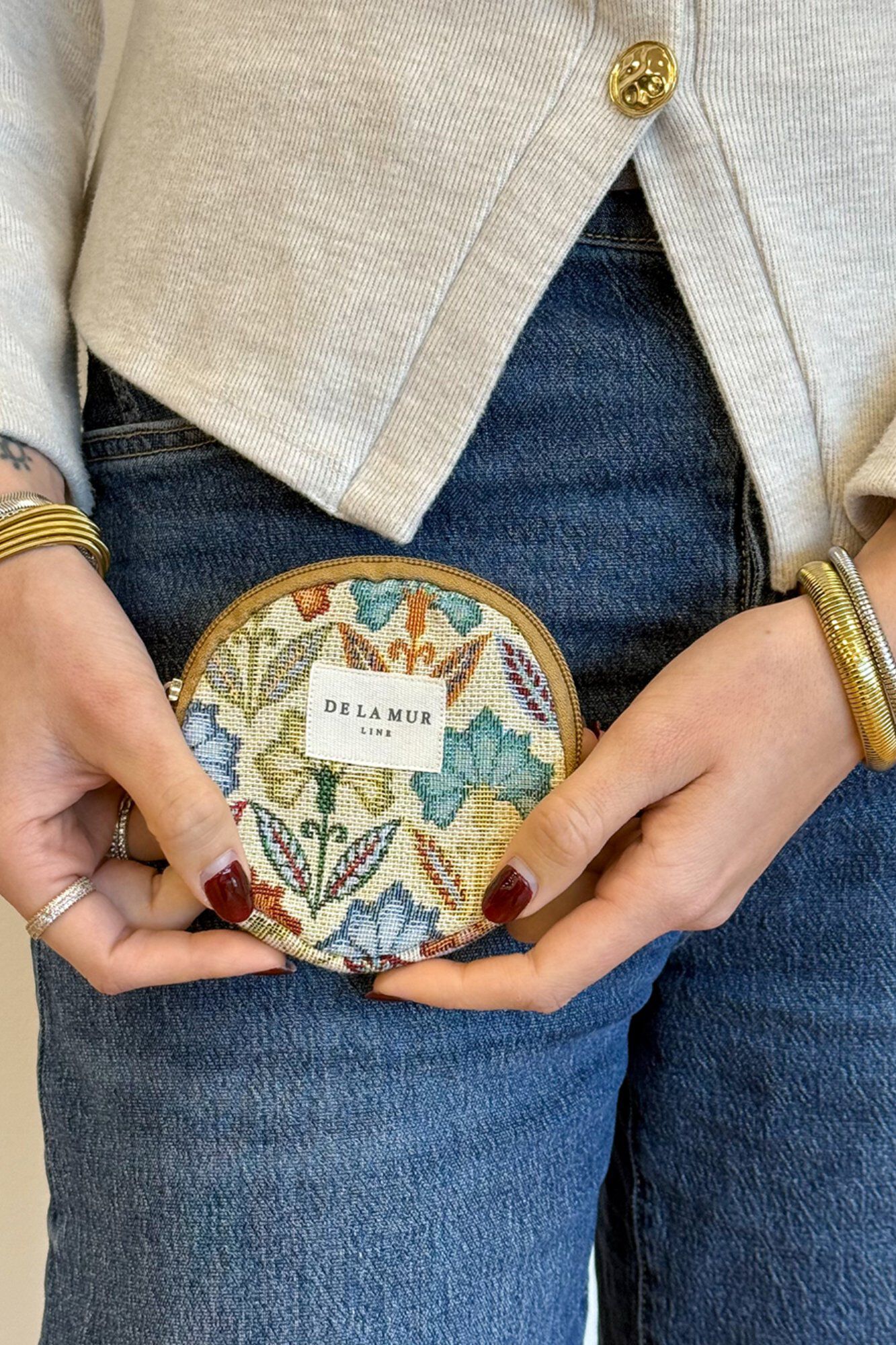 De La Mur Carteira Redonda Flora