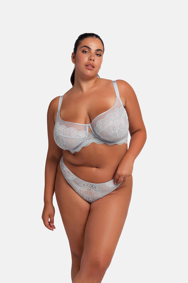 Dorina Non-padded wired bra grey