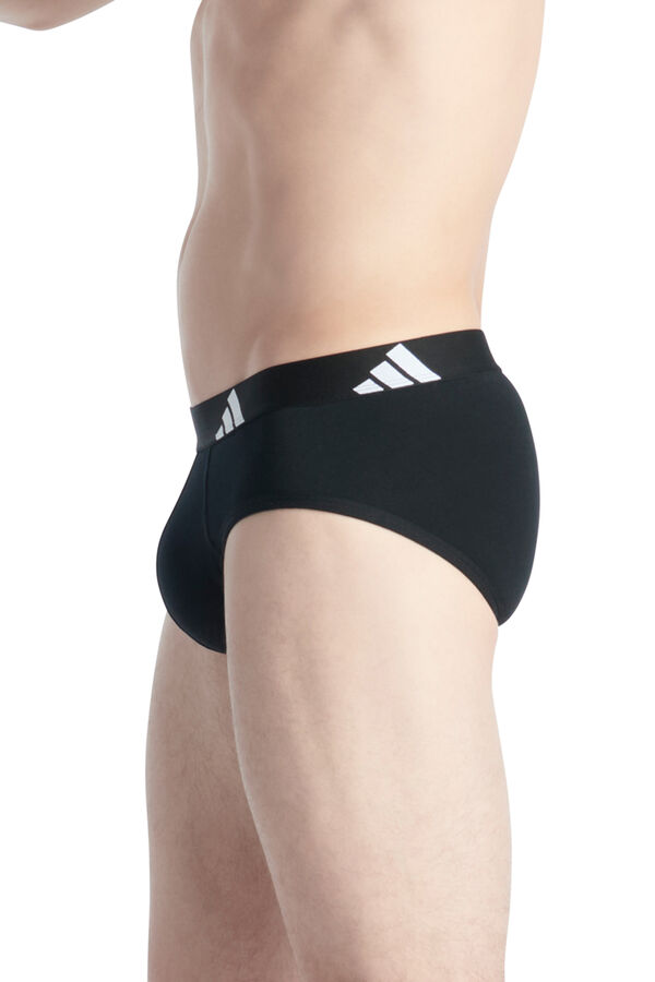 Adidas Pacote com 2 cuecas de algodão Active Flex preto