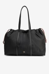 Vilanova Mala tote bag de nylon preto