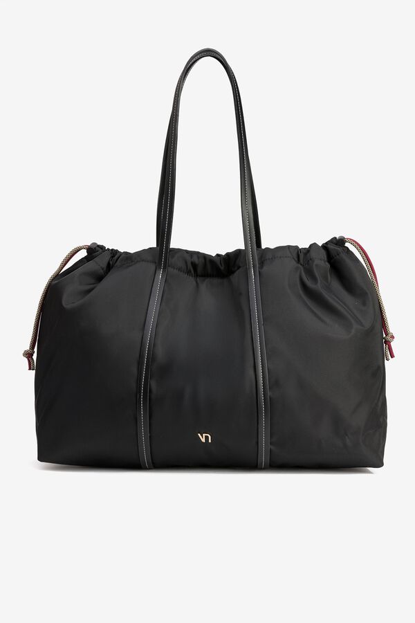Vilanova Mala tote bag de nylon preto