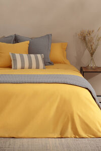 Textura Capa nórdica algodão orgânico. Cama 180-200 cm.