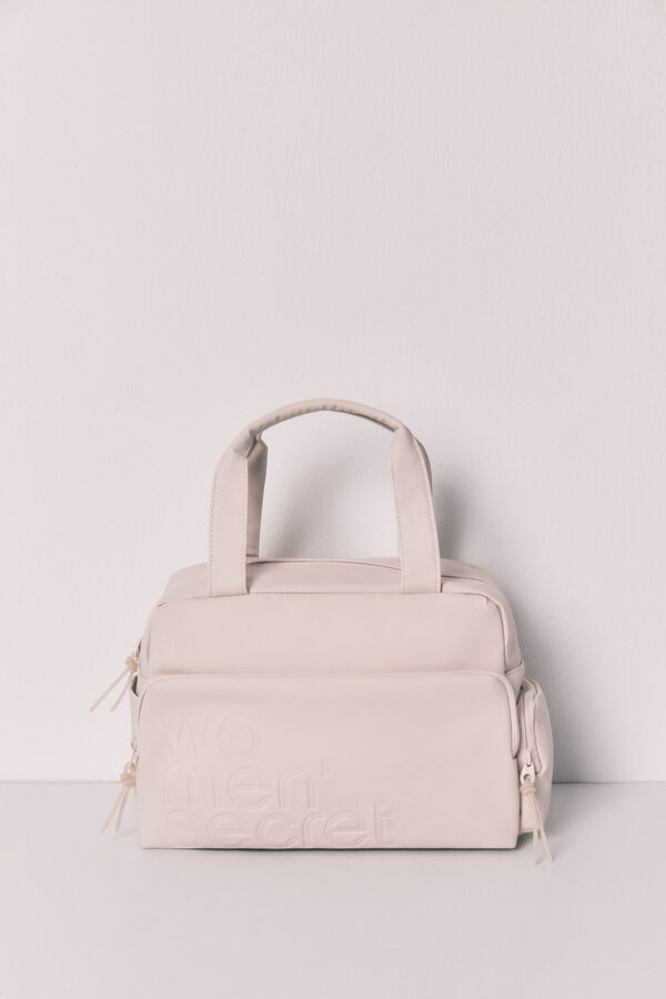 Women'secret N&eacute;cessaire grande de viagem branco bege