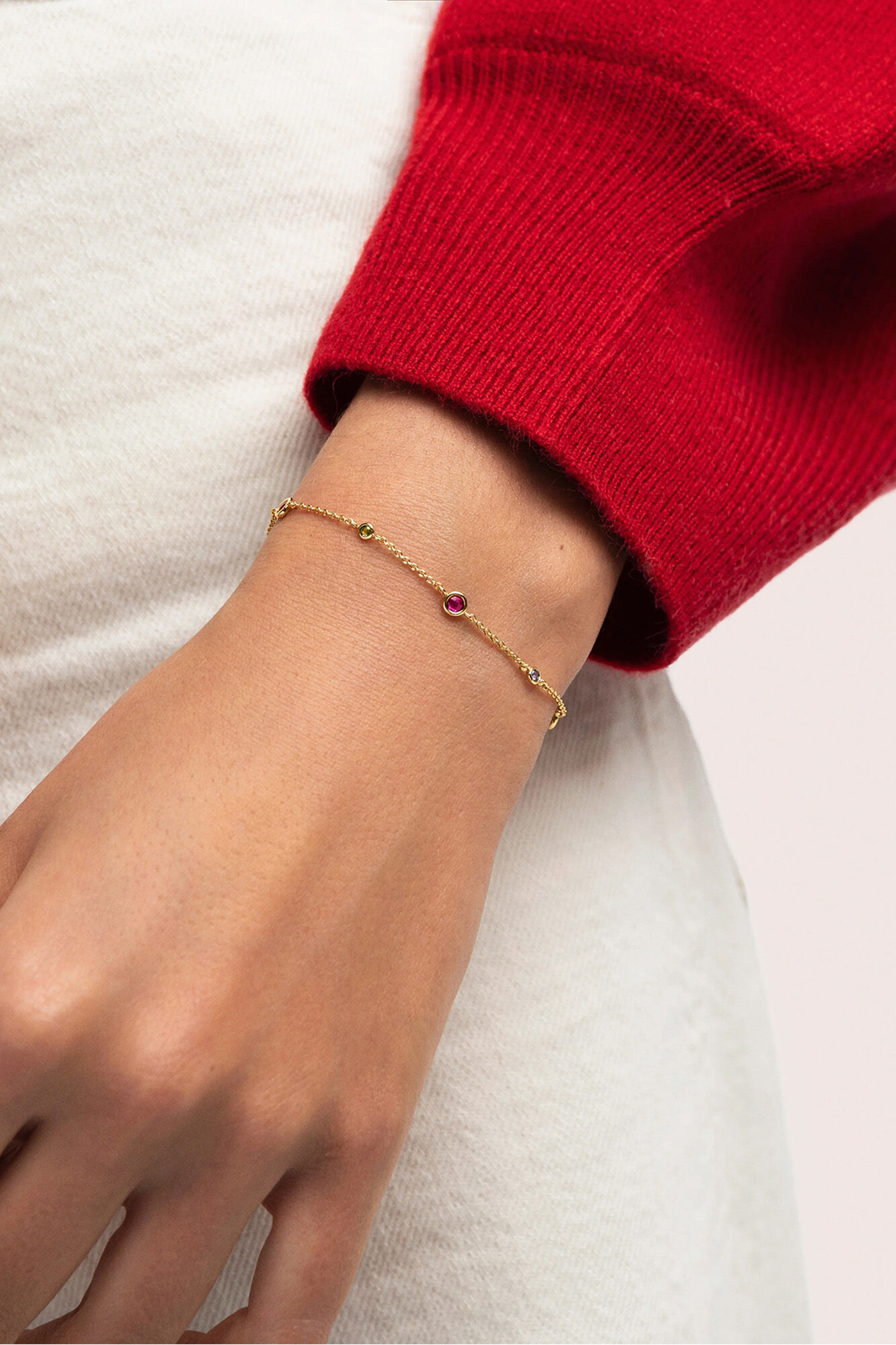 Singularu Pulsera New Orbit Multicolor Ba&ntilde;o Oro