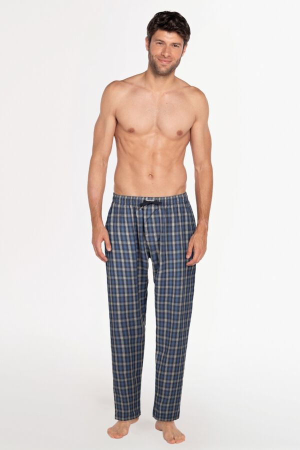 Punto Blanco Cal&ccedil;a de pijama comprida azul