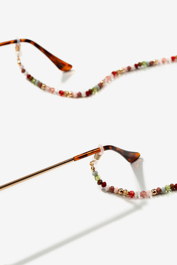 Vilanova Cadena para gafas con detalles de colores red