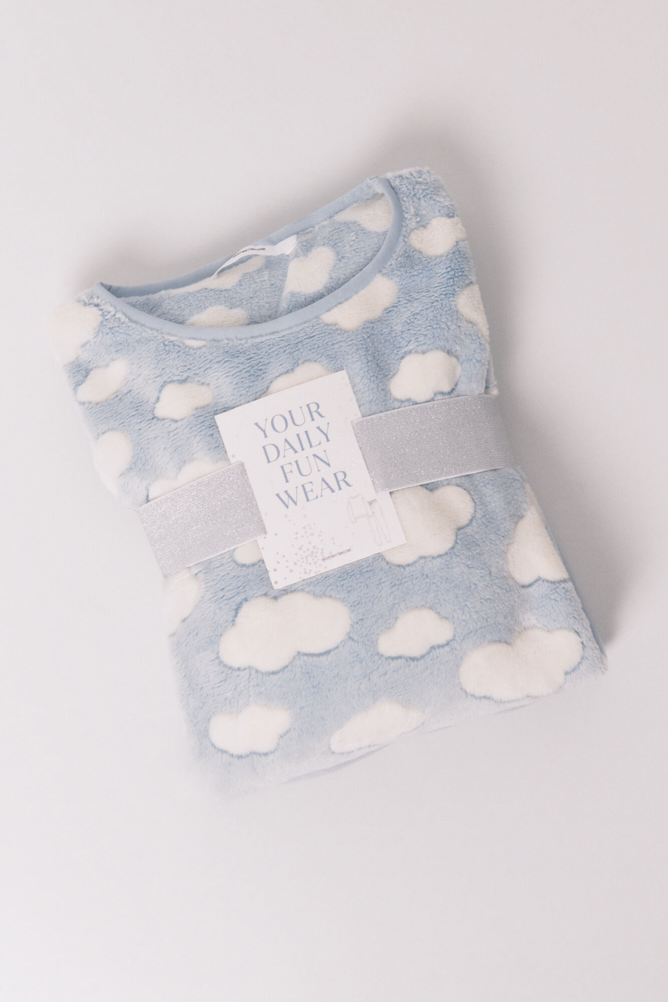 Women'secret Pijama largo polar mousse nubes