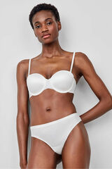 Gisela Sujetador bandeau marfil
