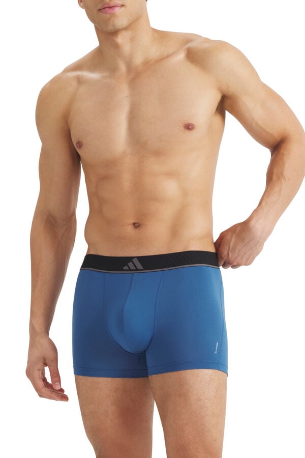 Adidas Pack 3 boxers com logo estampado
