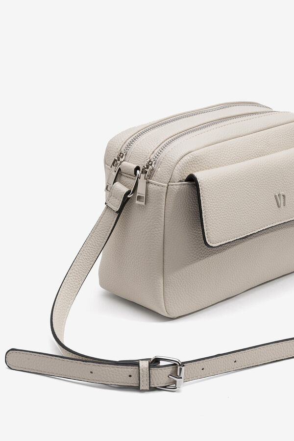 Vilanova Bolso Bandolera Rectangular Efecto Piel nude