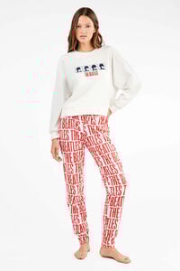 Gisela Malha de pijama de malha entrelaçada dos Beatles