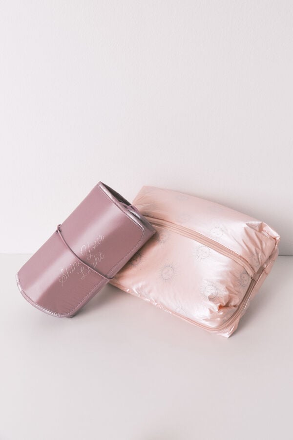 Women'secret N&eacute;cessaire m&eacute;dia com cabide de cetim rosa rosa
