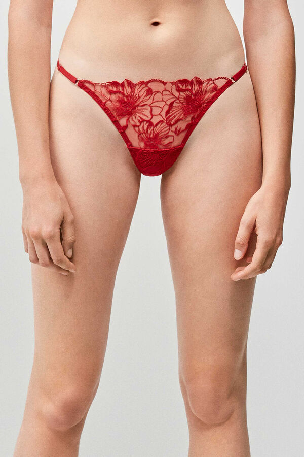 Gisela Tanga panty burgundy