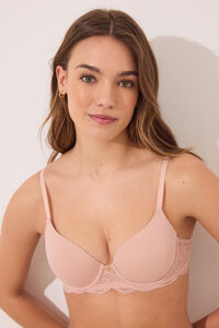 Women'secret BEAUTIFUL Sujetador clásico relleno rosa